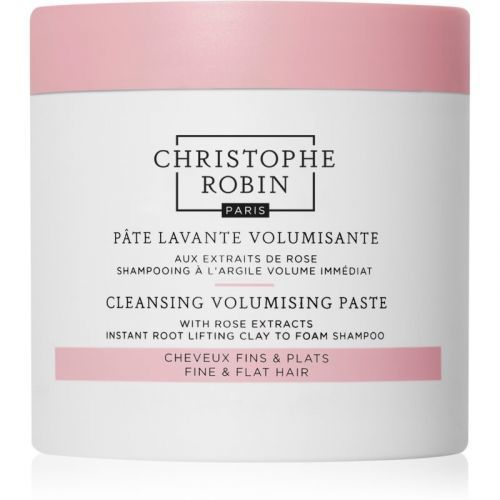 Christophe Robin Cleansing Volumizing Paste with Rose Extract exfoliační šampon pro objem vlasů 250 ml