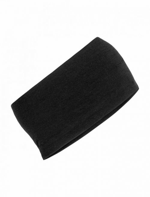 merino čelenka ICEBREAKER Adult Cool-Lite Flexi Headband, Black velikost: OS (UNI)
