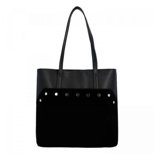 Módní dámská koženková taška Venezia, černá