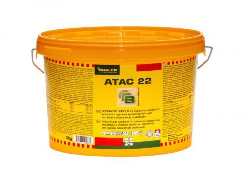 Bralep Disperzní lepidlo na vinyl a linoleum Bralep ATAC 22 - 4 kg krémová