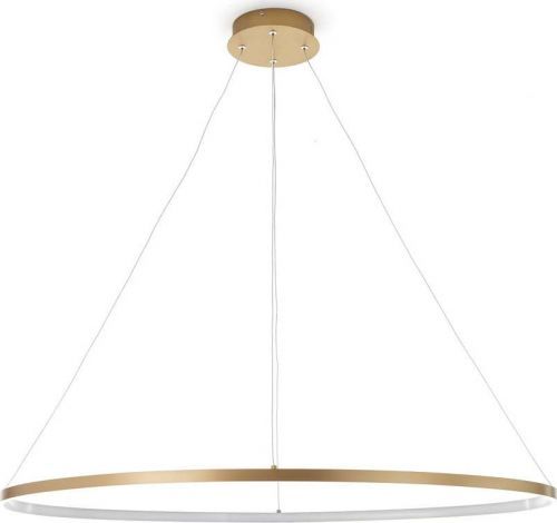 Závěsné svítidlo ve zlaté barvě Tomasucci Oval Ring, výška 92 cm