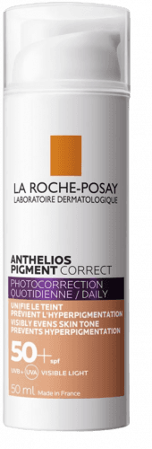 La Roche-Posay Anthelios Pigment Correct Fotokorekční denní tónovaný krém s velmi vysokým SPF faktorem v medium verzi 50 ml