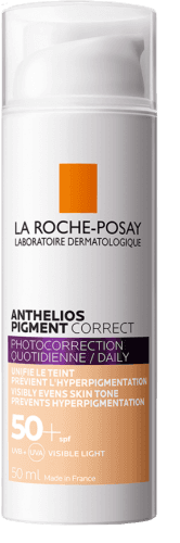 La Roche-Posay Anthelios Pigment Correct Fotokorekční denní tónovaný krém s velmi vysokým SPF faktorem v light verzi 50 ml