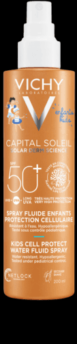 Vichy Capital Soleil Fluidní Sprej vhodný i pro citlivou dětskou pokožku SPF50+ 200 ml