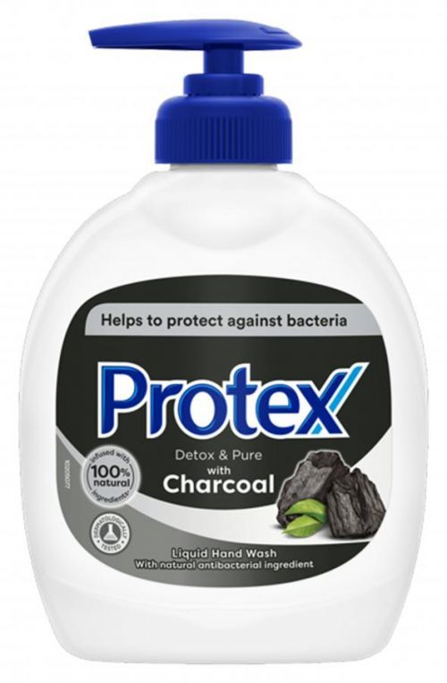 Protex Charcoal Tekuté mýdlo s přirozenou antibakteriální ochranou 300 ml