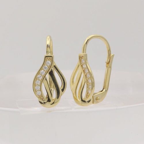 Zlaté náušnice EECH190