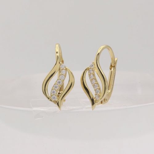 Zlaté náušnice EECH163