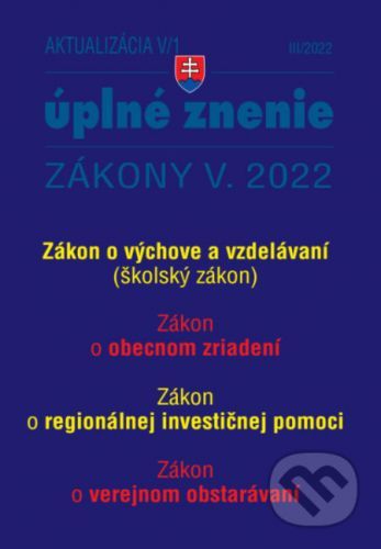 Aktualizácia V/1 / 2022 - Štátna služba - Poradca s.r.o.