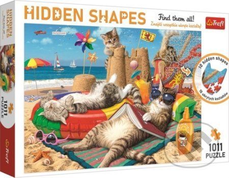 Hidden Shapes: Kočičí prázdniny - Trefl