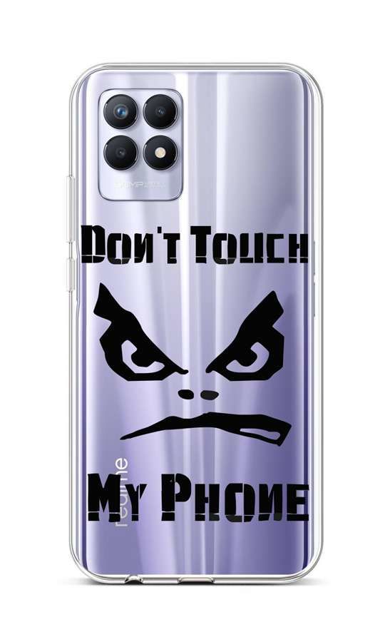 Kryt TopQ Realme 8i silikon Don't Touch průhledný 69874