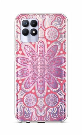 Kryt TopQ Realme 8i silikon Romantic Mandala 69861
