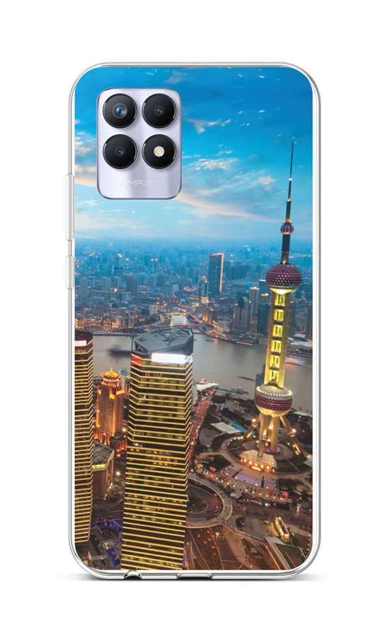 Kryt TopQ Realme 8i silikon City 69826