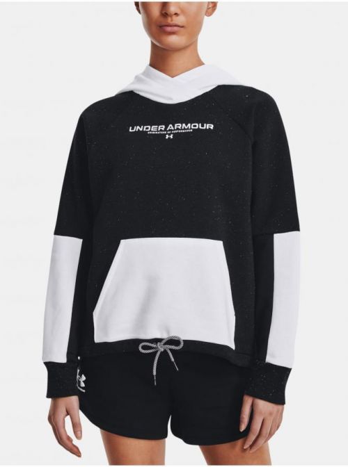 Mikina Under Armour Rival + Fleece Hoodie-BLK