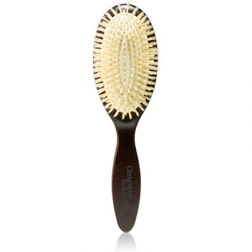 Christophe Robin Detangling Hairbrush dřevěný kartáč na vlasy s kančími štětinami