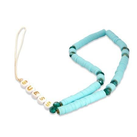 GUSTPEARP Guess Poutko na Telefon Heishi Beads Blue