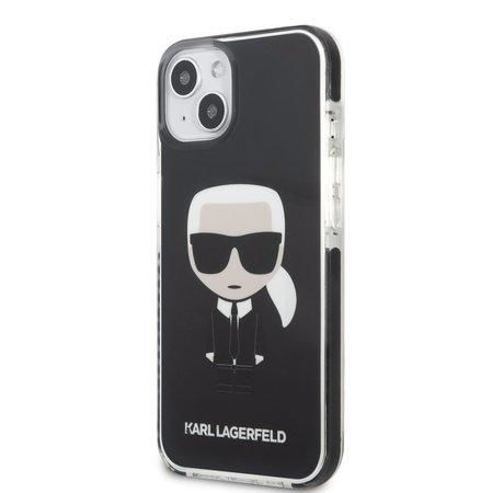 KLHCP13STPEIKK Karl Lagerfeld TPE Full Body Ikonik Kryt pro iPhone 13 mini Black