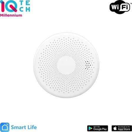 iQtech SmartLife Combo, CO + Kouřový detektor, CS01W, Wi-Fi