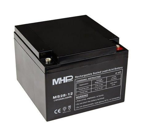 Baterie MHPower MS28-12 VRLA AGM 12V/28Ah, MS28-12