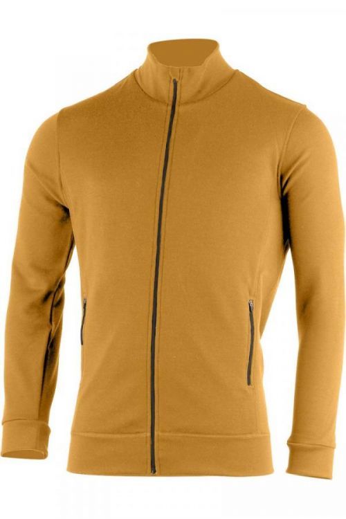 Lasting pánská merino mikina THERM hořčicová Velikost: XL