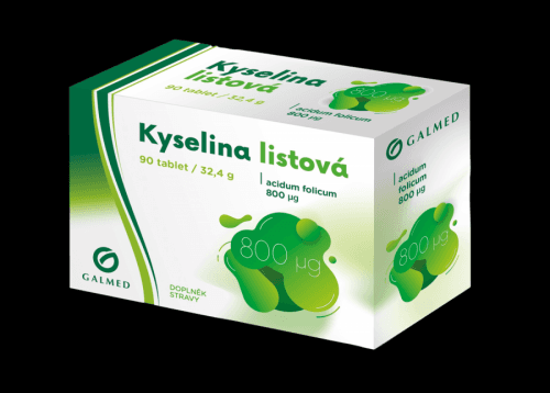 Galmed Kyselina listová 800mcg 90 tablet