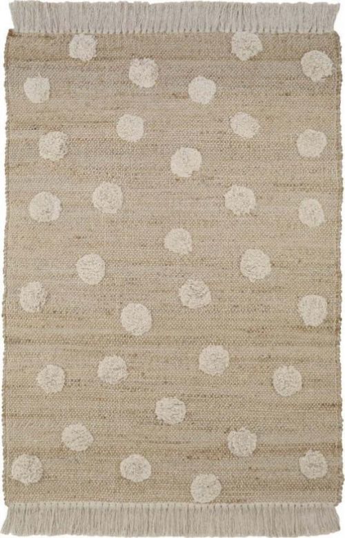 Ručně vyrobený koberec ze směsi juty a bavlny Nattiot Nop, 100 x 150 cm