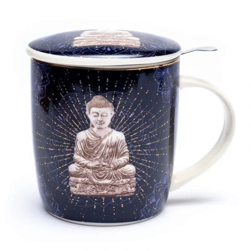 Himalife Čajový set Buddha - tmavě modrý