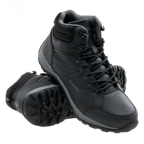 HI-TEC Canori Mid - pánské trekové boty Barva: Černá (Black/Dark Grey), Velikost: 41