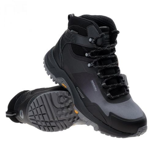 HI-TEC Hahaji Mid WP V - pánské trekové boty Barva: Černá (Black), Velikost: 41