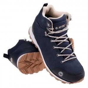 HI-TEC Howerla Mid WP V - pánské trekové boty Barva: Modrá (Navy), Velikost: 43