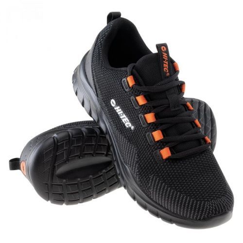 HI-TEC Herami - pánské tenisky Barva: Černá (Black/Dark Grey/Orange), Velikost: 41