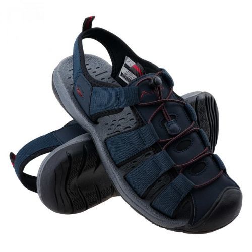 ELBRUS Keniser - pánské sandály s pevnou špicí Barva: Modrá (Navy/Black/Dark Red), Velikost: 41