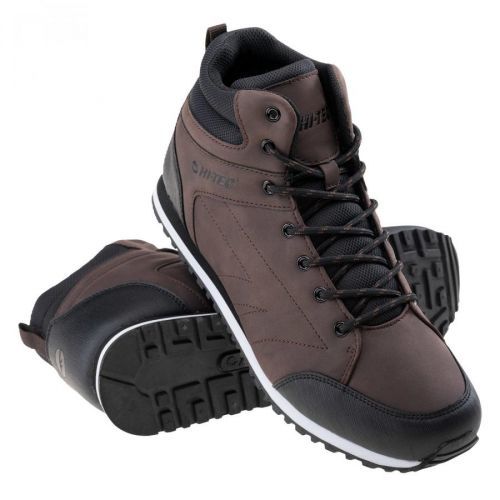 HI-TEC Arnel Mid - pánské trekové boty Barva: Hnědá (Dark Brown), Velikost: 44