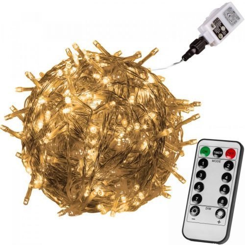 Vánoční LED osvětlení 40 m - teple bílá 400 LED + ovladač - VOLTRONIC® M59732