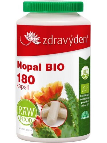 Zdravý den Nopal BIO 180 kapslí