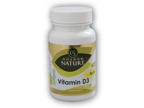 Golden Natur Vitamin D3 2000 I.U. SOFTGELS 100 kapslí