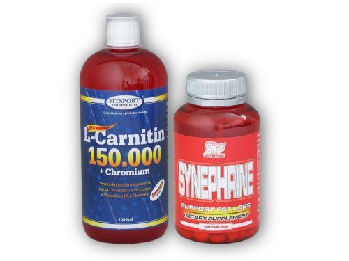 Fitsport L-Carnitin 150000+Chrom.1l+ Synephrine 100cps Varianta: jablko