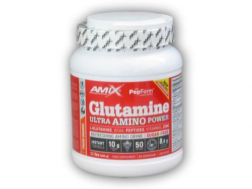 Amix Glutamine Ultra Amino Power 500g Varianta: cherry berry