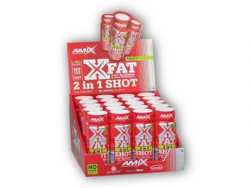 Amix X-Fat 2 in 1 Shot Box 20x60ml Varianta: fruity