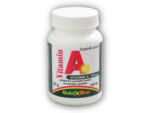 Nutristar Vitamín A 800mcg 100 tablet
