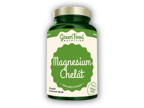 GreenFood Nutrition Magnesium chelát 60 vegan kapslí