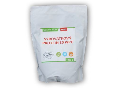 PROTEIN Nutri House Syrovátkový protein 80% sáček 1000g