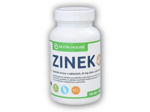 Nutri House Zinek 25mg 100 tablet