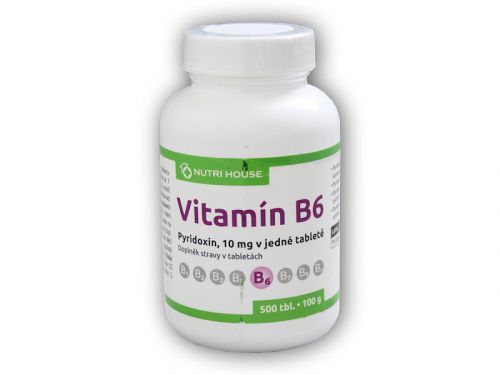 Nutri House Vitamin B6 Pyridoxin 10mg 500 tablet