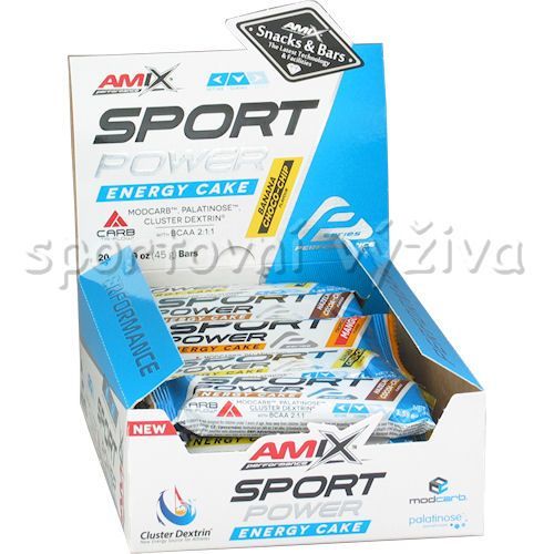 Amix Performance Series 20x Sport Power Energy Snack Bar 45g Varianta: hazelnut cocoa-cream