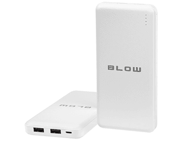 BLOW PB20C Powerbanka 20000mAh 2xUSB, bílá