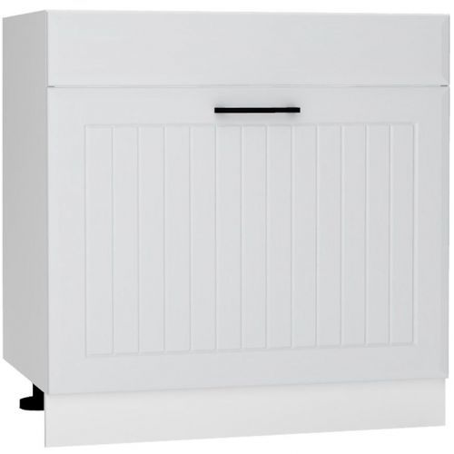 Kuchyňská skříňka Irma D80zl S/1 Zasl světle šedá mat