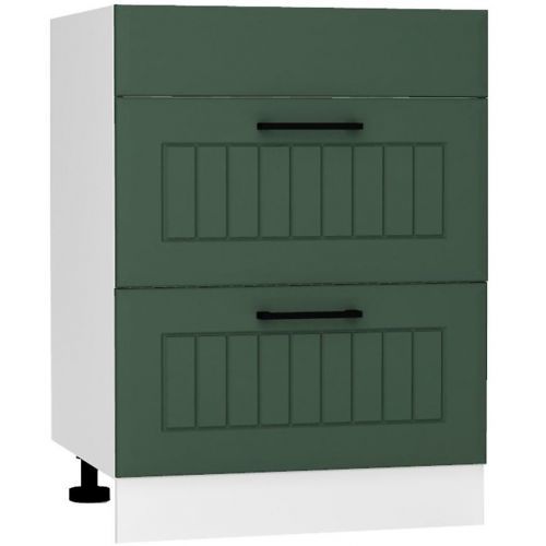 Kuchyňská skříňka Irma D60pc S/2 Zasl zelená mat