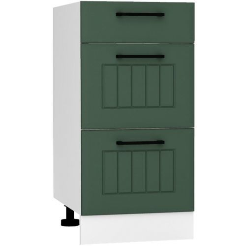Kuchyňská skříňka Irma D40s/3 zelená mat