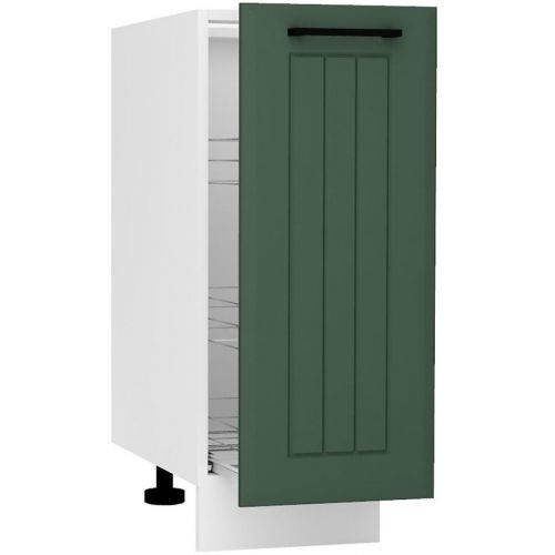Kuchyňská skříňka Irma D30 Cargo + Kos zelená mat