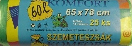 Sáčky do koše - komfort - 60 litrů - 25 ks - SKP-0016